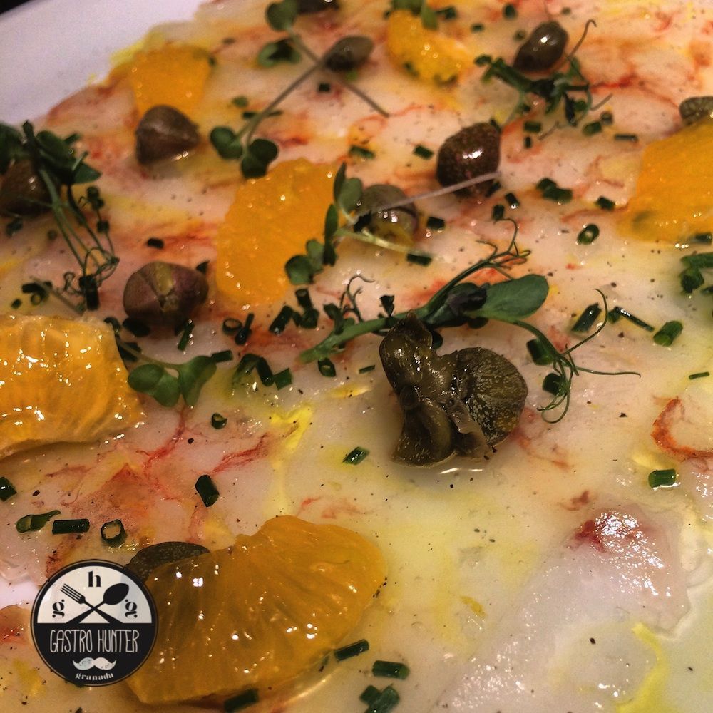 Carpaccio de Gambón